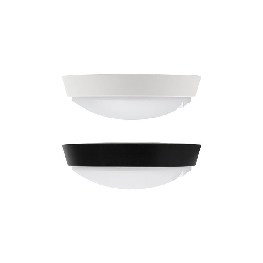 Applique murale extérieure LED avec détecteur 2 en 1 LED/20W/230V 3000/4000/6500K IP65 Ø 22 cm