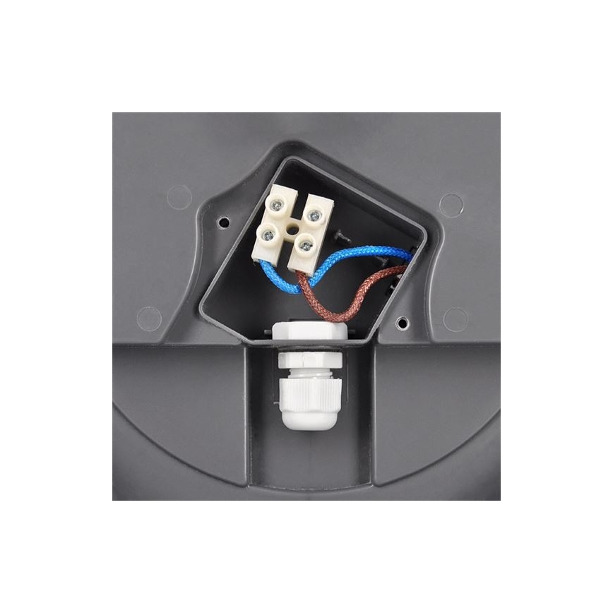 Plafonnier extérieur avec détecteur SIENA LED/20W/230V 4000K d. 23 cm IP54