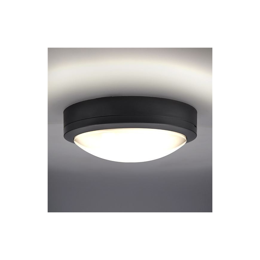 Plafonnier extérieur avec détecteur SIENA LED/20W/230V 4000K d. 23 cm IP54