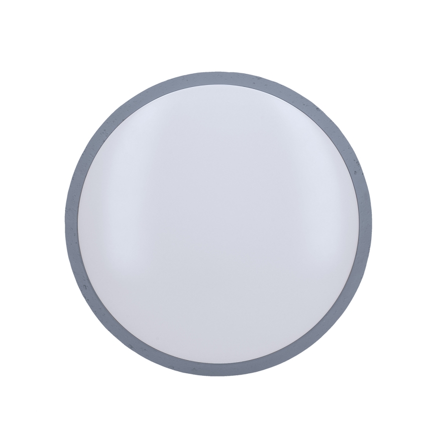 Plafonnier à intensité variable GREY LED/48W/230V 3000-6500K gris d. 38 cm + télécommande