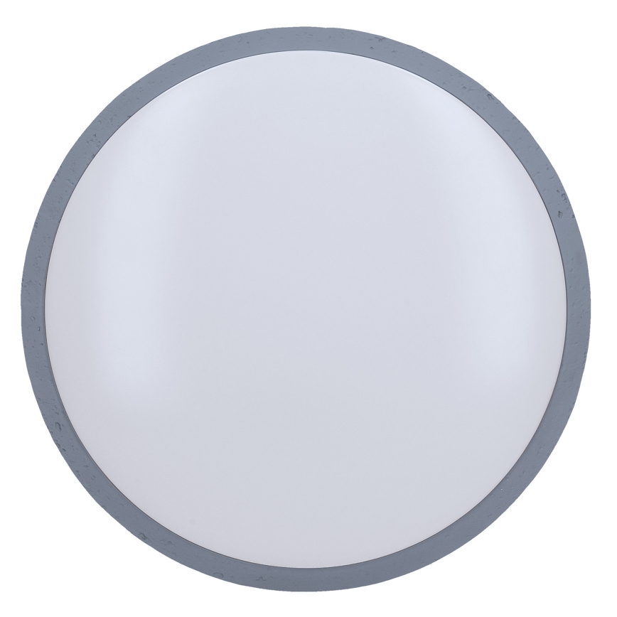 Plafonnier à intensité variable GREY LED/60W/230V 3000-6500K gris d. 49 cm + télécommande