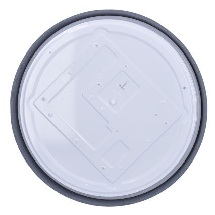 Plafonnier à intensité variable GREY LED/60W/230V 3000-6500K gris d. 49 cm + télécommande