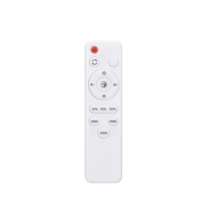 Plafonnier à intensité variable GREY LED/60W/230V 3000-6500K gris d. 49 cm + télécommande
