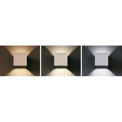 Applique murale d'extérieur PARMA LED/6W/230V 3000/4000/6000K IP54 blanc