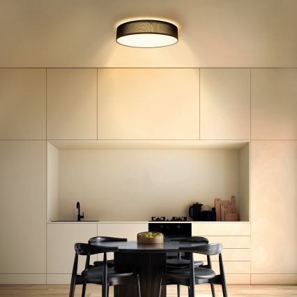 Plafonnier à intensité variable PENLEY LED/48W/230V 3000-6500K d. 40 cm noir + télécommande
