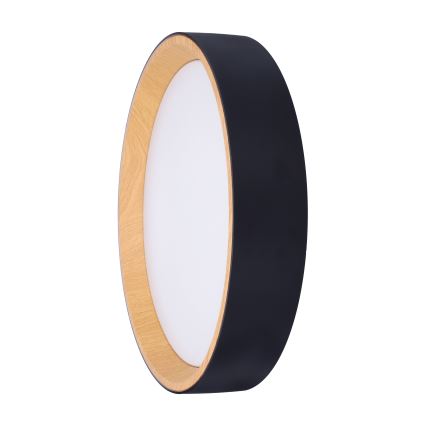 Plafonnier à intensité variable LARIOS LED/48W/230V 3000-6500K d. 39 cm noir + télécommande