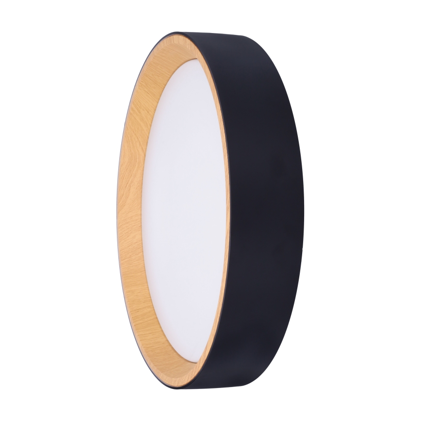 Plafonnier à intensité variable LARIOS LED/48W/230V 3000-6500K d. 39 cm noir + télécommande
