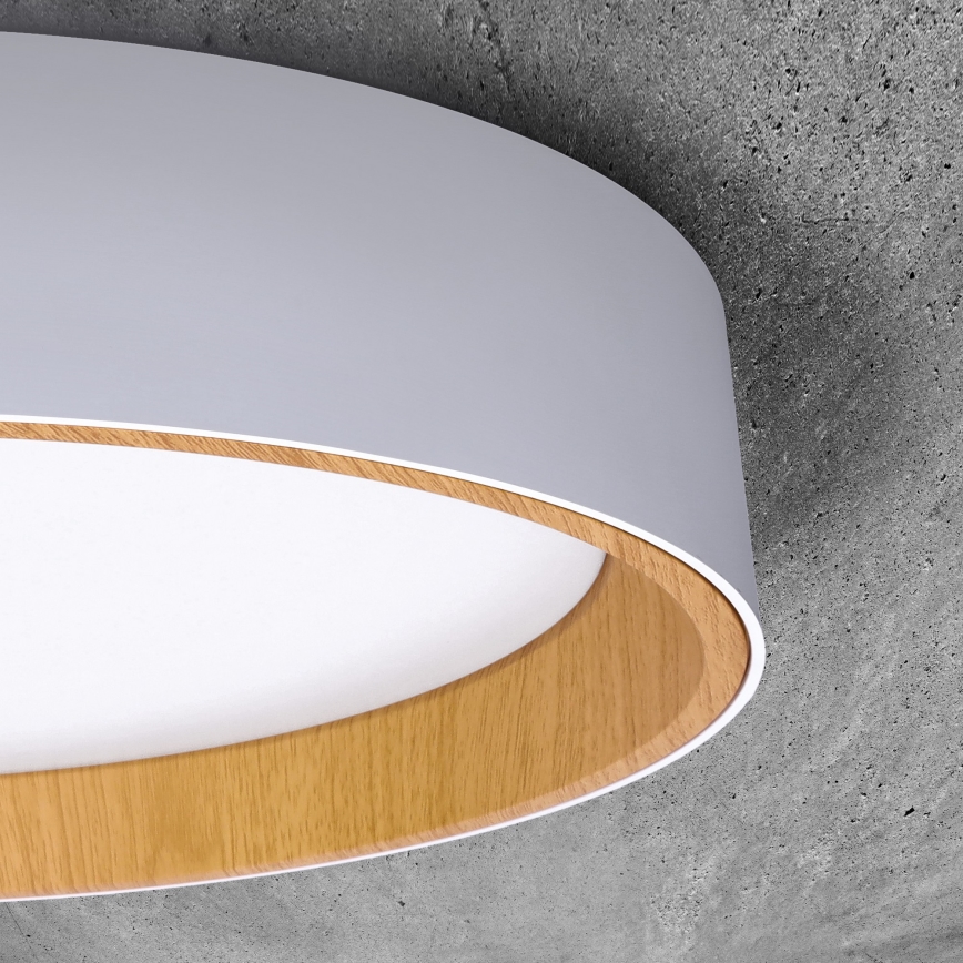 Plafonnier à intensité variable LARIOS LED/48W/230V 3000-6500K d. 39 cm blanc + télécommande
