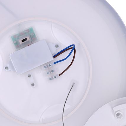 Plafonnier LED ACATE pour salle de bains, 24 W, 230 V, 3000/4000/6000 K, Ø 29,3 cm, IP54