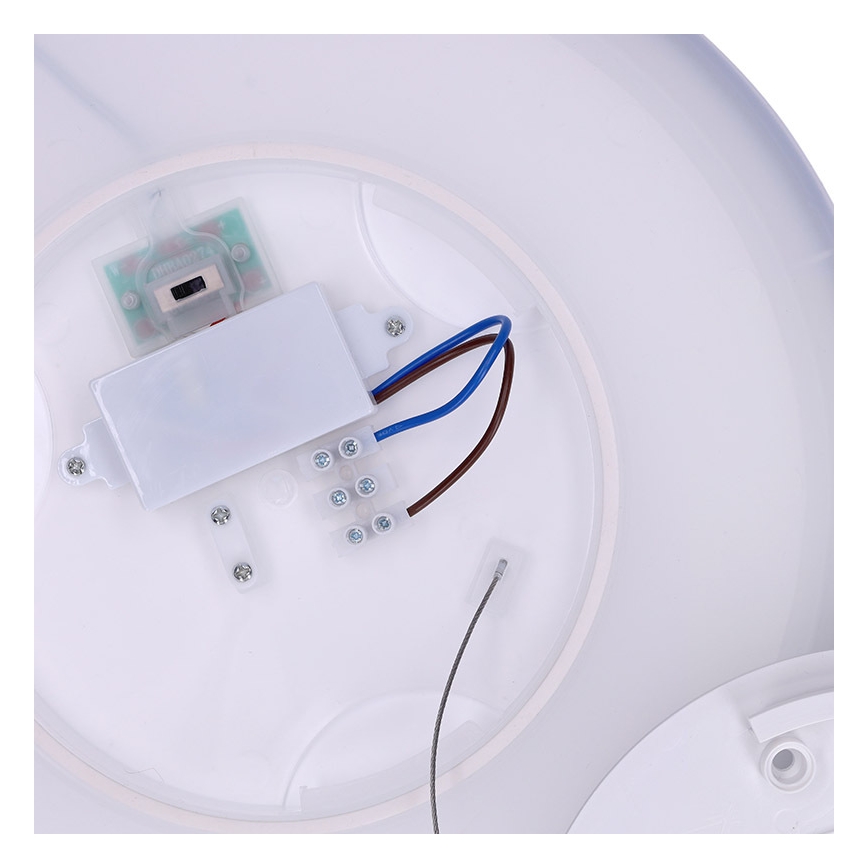 Plafonnier LED ACATE pour salle de bains, 24 W, 230 V, 3000/4000/6000 K, Ø 29,3 cm, IP54