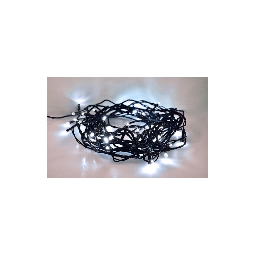 Guirlande de Noël LED d'extérieur 100xLED /230V IP44 10m blanc froid