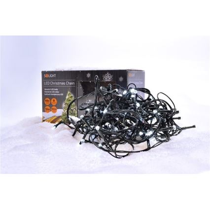 Guirlande de Noël LED d'extérieur 100xLED /230V IP44 10m blanc froid