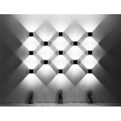 Spot mural QUAD 1 1xG9/8W/230V blanc