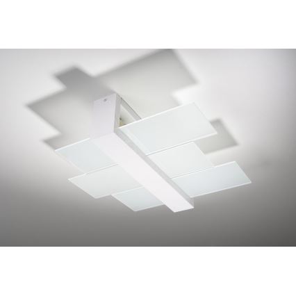 Plafonnier FENIKS 2 2xE27/60W/230V Bouleau/hêtre/blanc