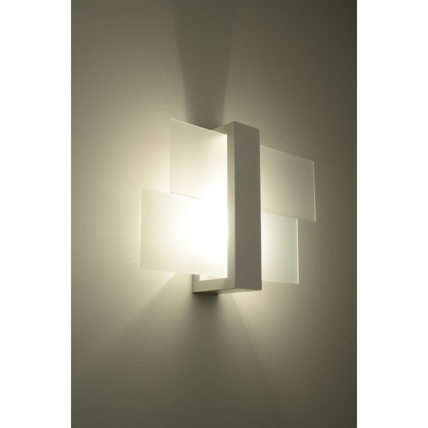 Applique murale FENIKS 1 1xE27/60W/230V Bouleau/hêtre/blanc