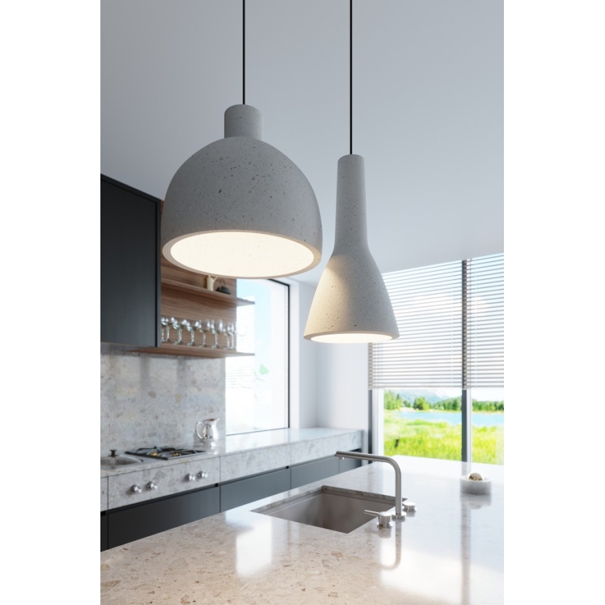 Suspension filaire EMPOLI 1xE27/15W/230V béton