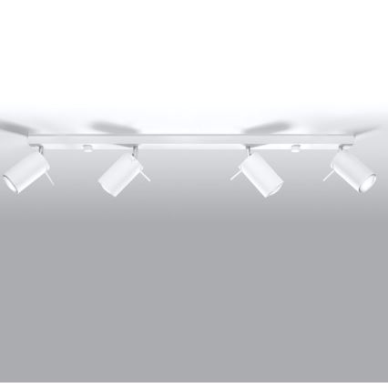 Spot RING 4L 4xGU10/10W/230V blanc