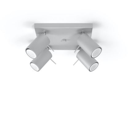 Spot de plafond RING 4xGU10/10W/230V
