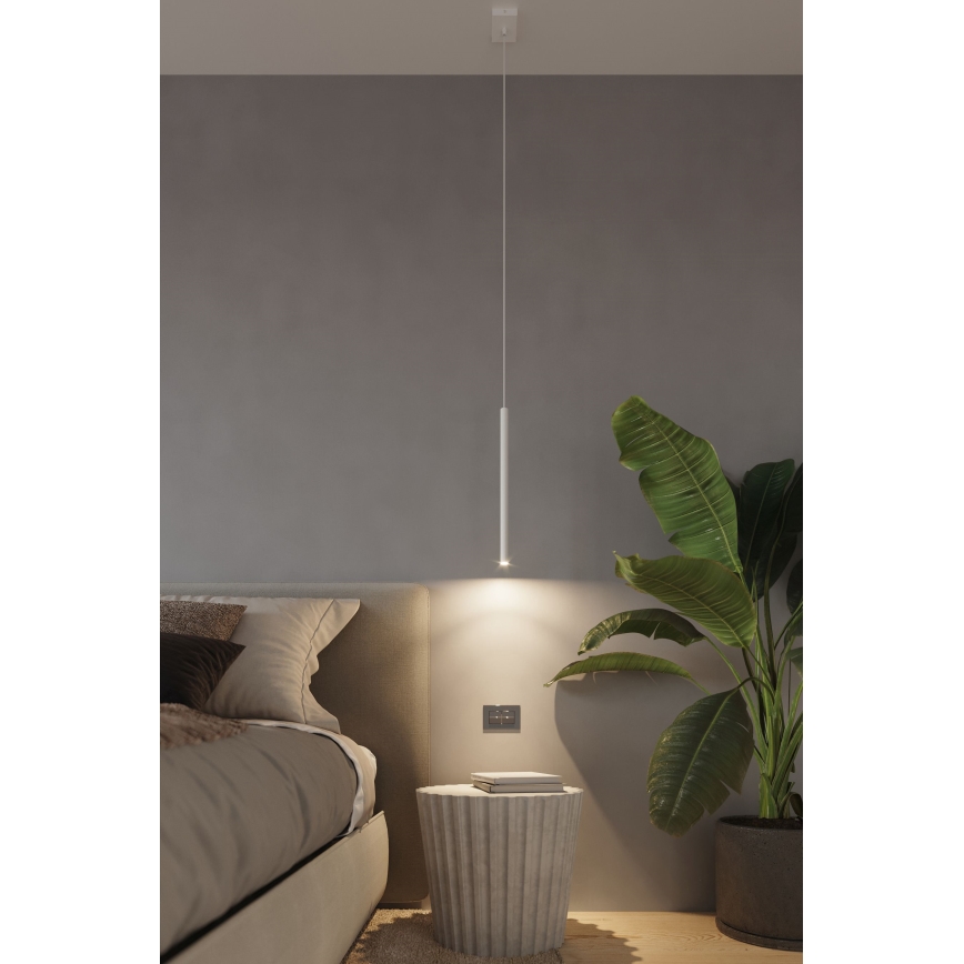 Suspension filaire PASTELO 3xG9/8W/230V blanc
