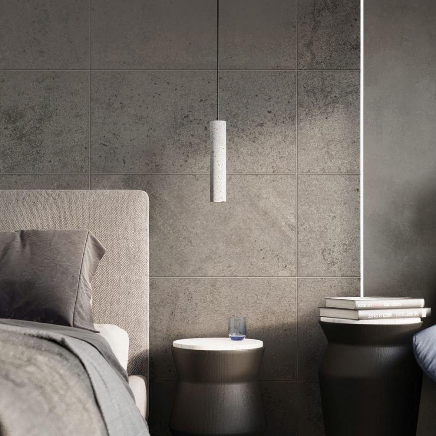 Suspension filaire LUVO 2xGU10/40W/230V béton/noir
