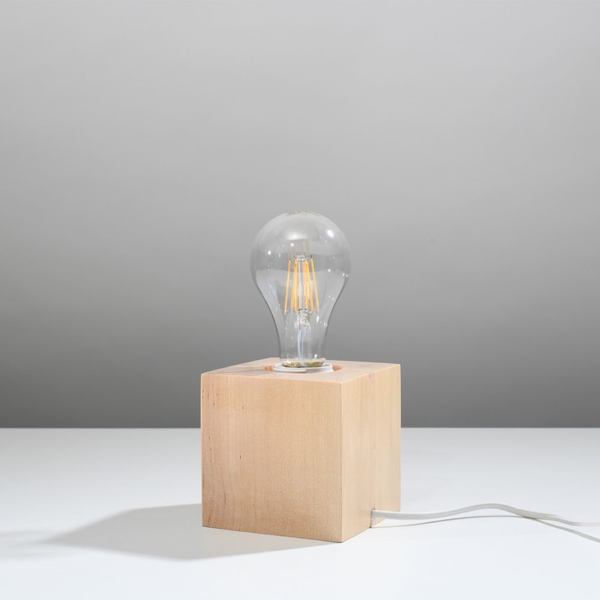 Lampe de table ABEL 1xE27/15W/230V hêtre