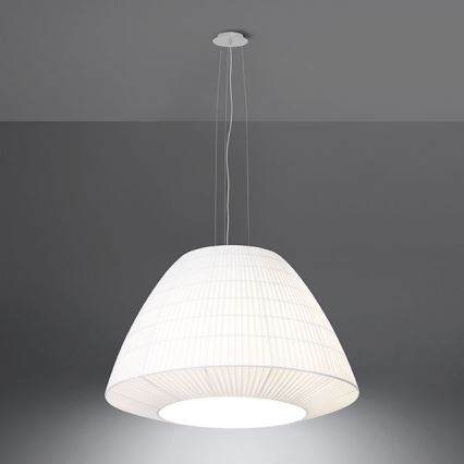 Suspension filaire BELLA 3xE27/60W/230V d. 60 cm blanche