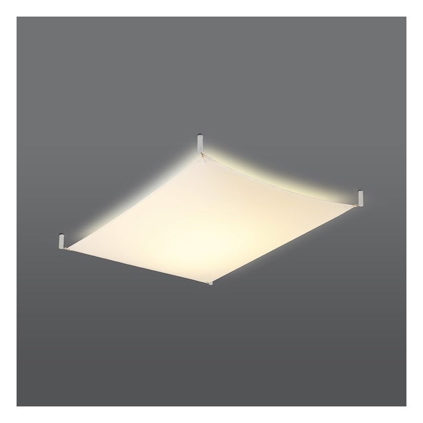Plafonnier LED LUNA 2xG13/8,5W/230V 8x10,5 cm blanc