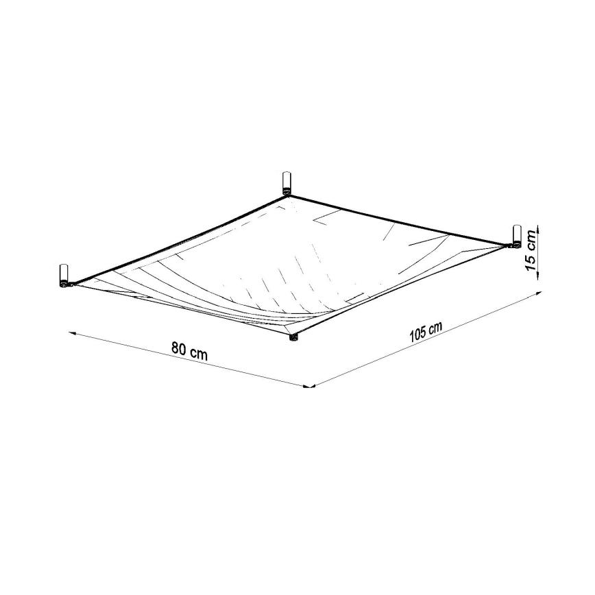 Plafonnier LED LUNA 2xG13/8,5W/230V 8x10,5 cm blanc