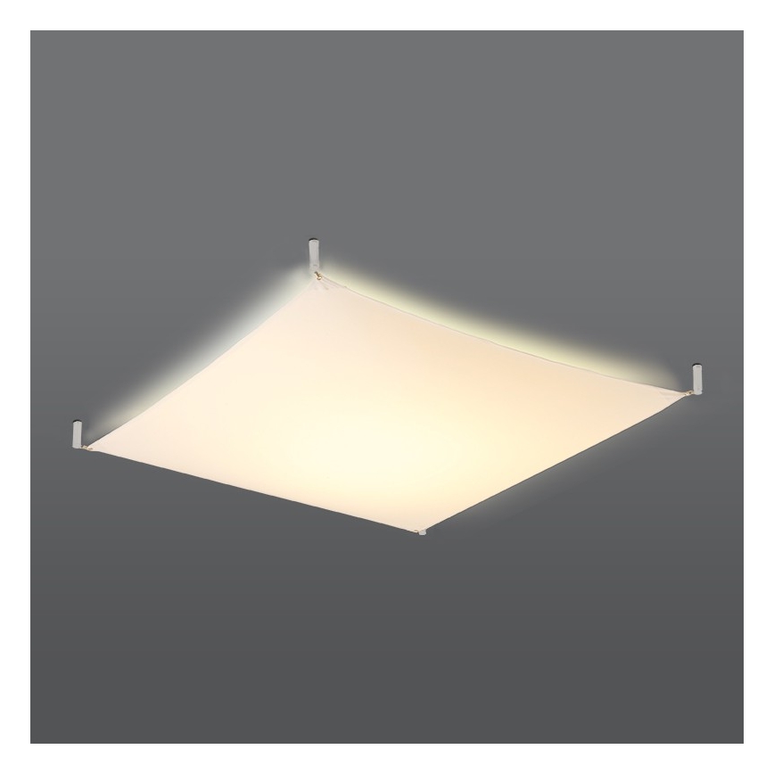 Plafonnier LED LUNA 4xG13/8,5W/230V 10,5x10,5 cm blanc