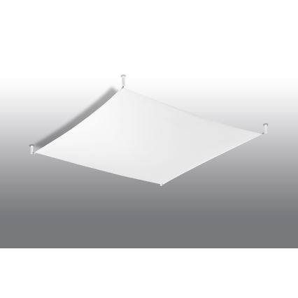 Plafonnier LED LUNA 6xG13/8,5W/230V 140x140 cm blanc
