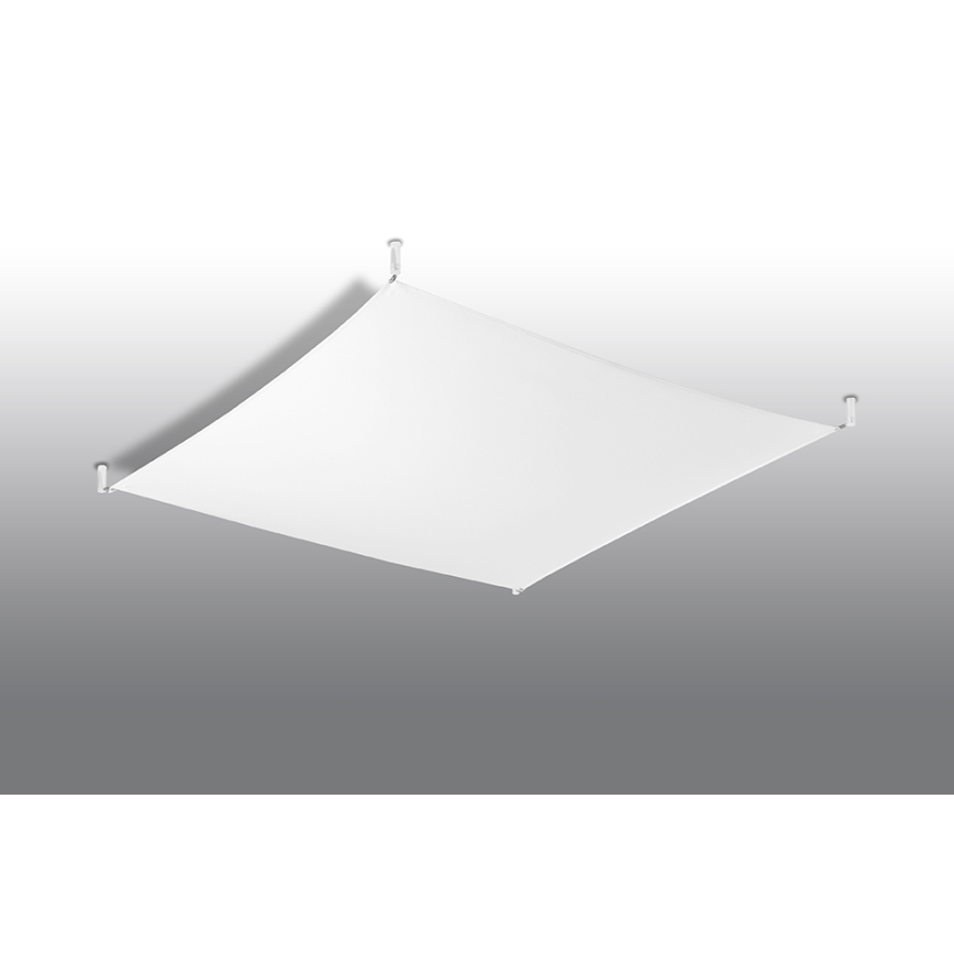 Plafonnier LED LUNA 6xG13/8,5W/230V 140x140 cm blanc