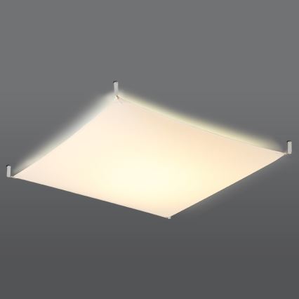Plafonnier LED LUNA 6xG13/8,5W/230V 14x14 cm blanc