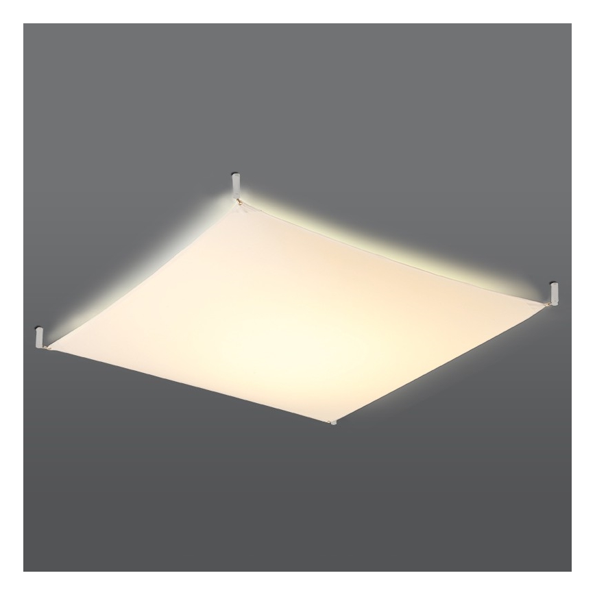 Plafonnier LED LUNA 6xG13/8,5W/230V 14x14 cm blanc