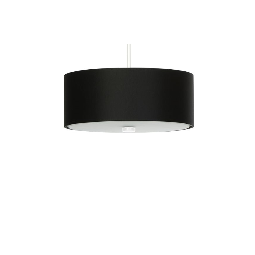 Suspension filaire SKALA 3xE27/60W/230V d. 30 cm noir