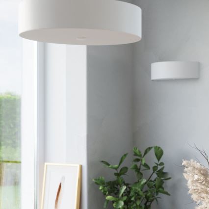 Plafonnier SKALA 3xE27/60W/230V d. 30 cm blanc
