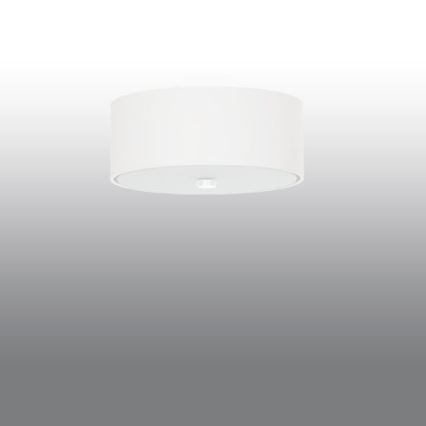 Plafonnier SKALA 3xE27/60W/230V d. 30 cm blanc