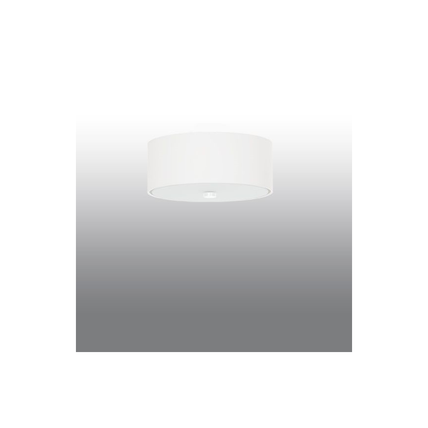 Plafonnier SKALA 3xE27/60W/230V d. 30 cm blanc