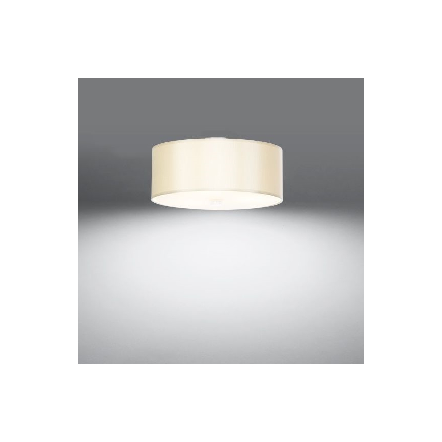 Plafonnier SKALA 3xE27/60W/230V d. 30 cm blanc
