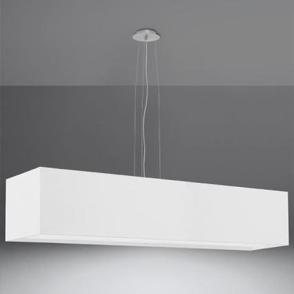 Suspension filaire SANTA 5xE27/60W/230V 120 cm blanche