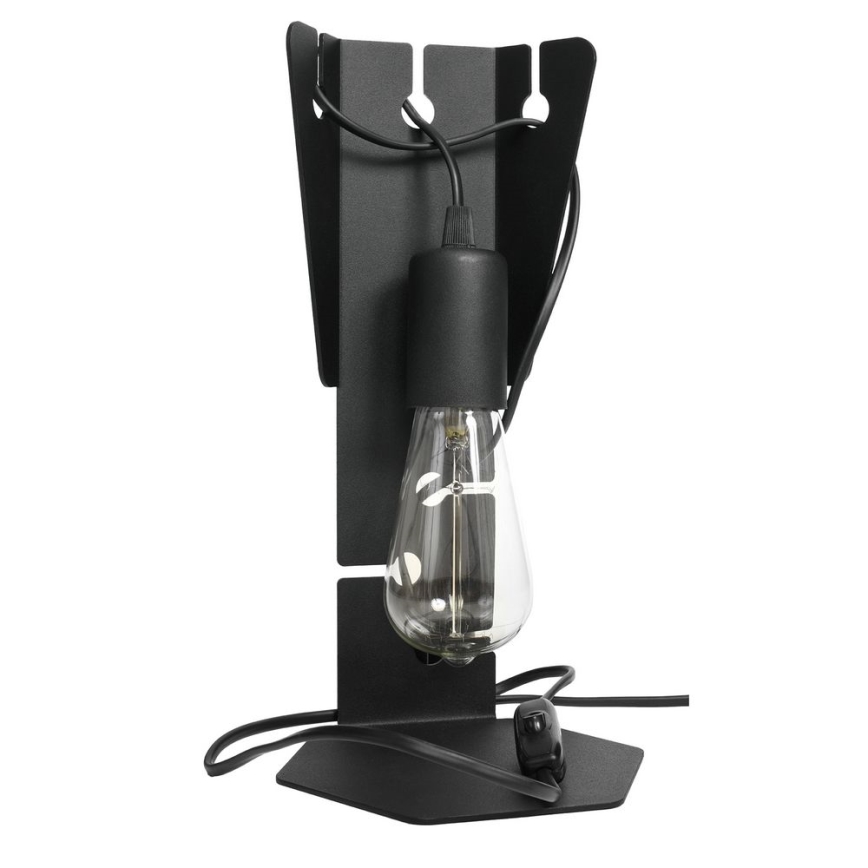 Lampe de table ARBY 1xE27/60W/230V noire