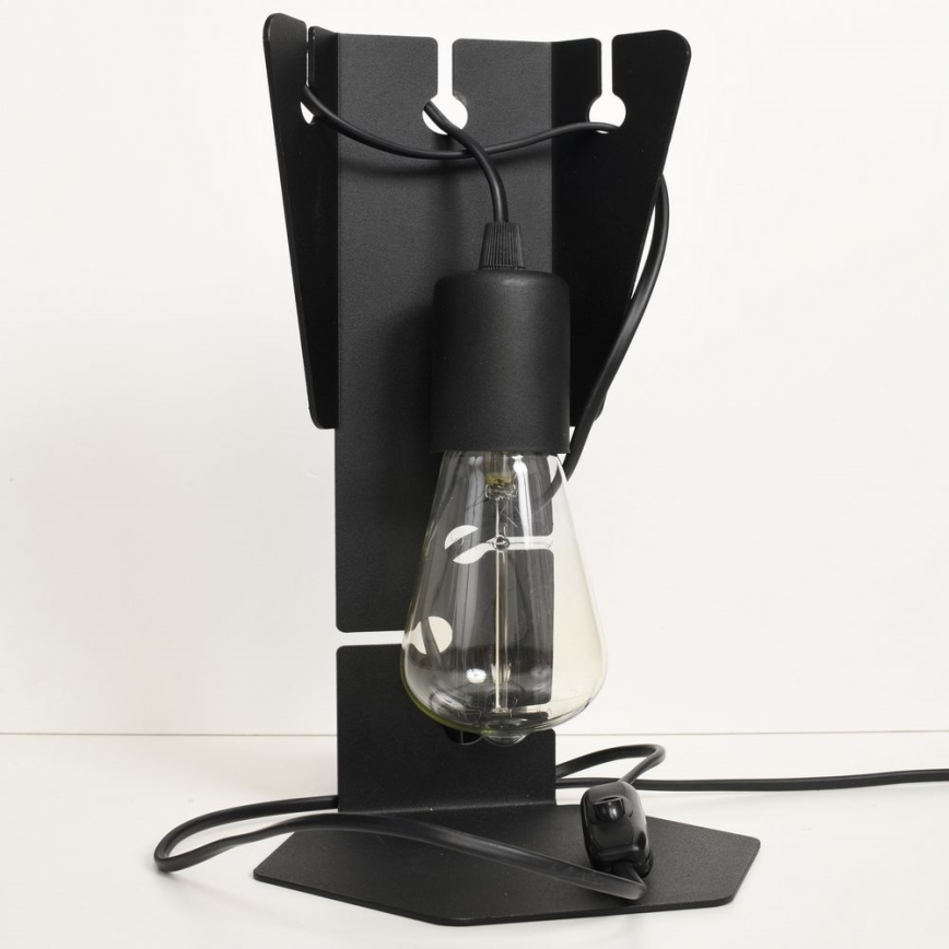 Lampe de table ARBY 1xE27/60W/230V noire
