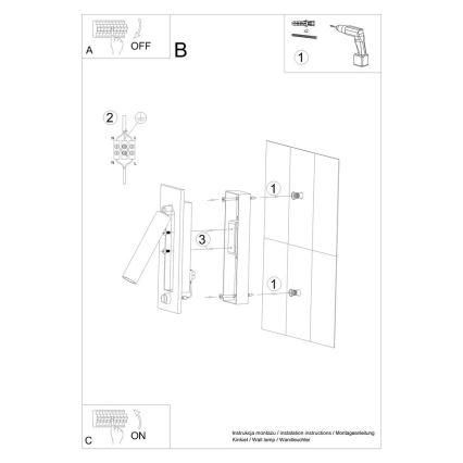 Applique murale ENIF 1xG9/12W/230V