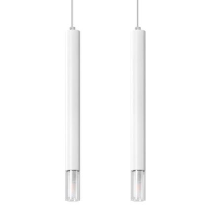Suspension filaire VIZIER 2xG9/40W/230V blanc