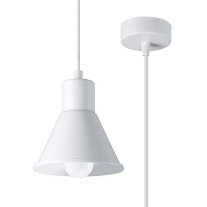 Suspension filaire TALEJA 1xE27/60W/230V blanc