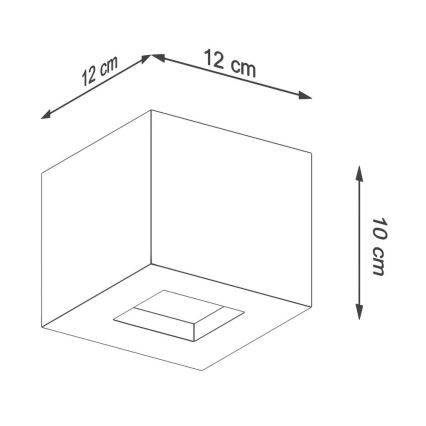 Applique murale LEO 1xG9/40W/230V béton