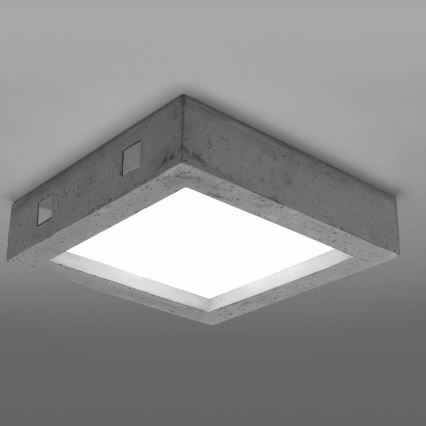 Plafonnier LED RIZA LED/18W/230V béton