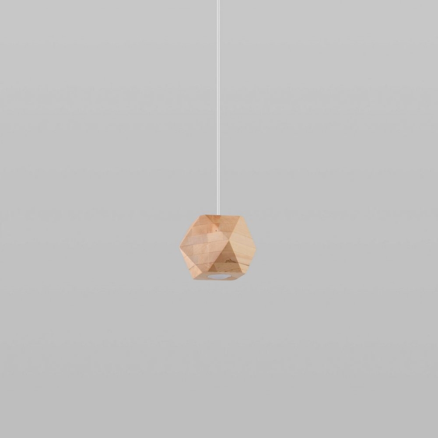 Suspension filaire WOODY 1xGU10/40W/230V chêne