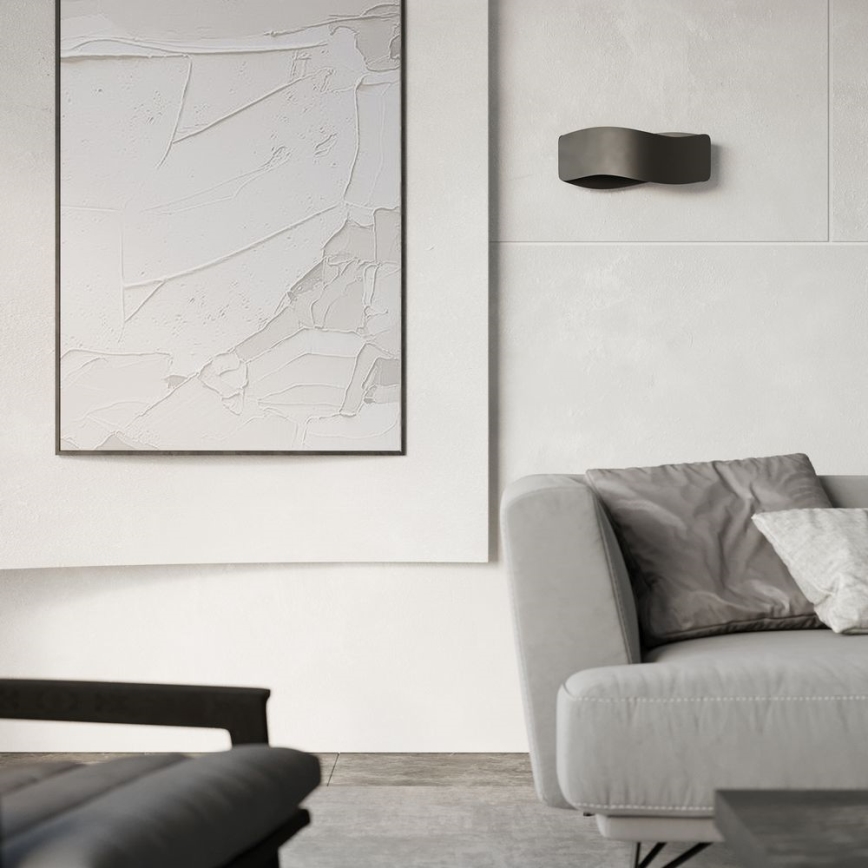 Applique murale TILA 2xG9/40W/230V 40 cm noir