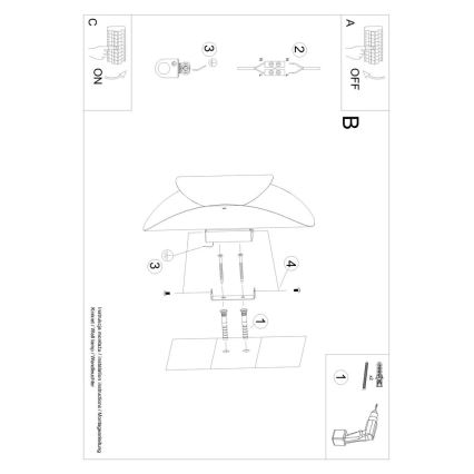 Applique murale TEAR 1xG9/40W/230V blanc