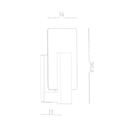 Applique murale LAPPO 1xE14/10W/230V beige